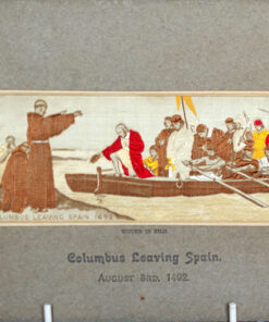 Stevengraph of Columbus Leaving Spain