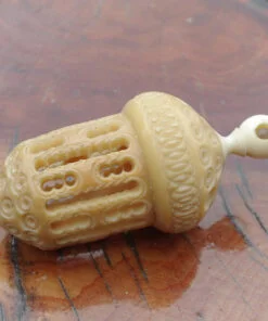 Stanhope Vegetable Ivory Thimble Case, Sherborne