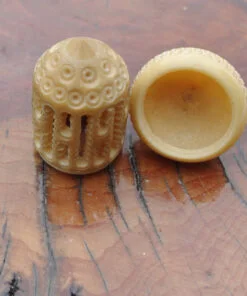Stanhope Vegetable Ivory Thimble Case, Sherborne - Image 3