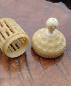 Stanhope Vegetable Ivory Thimble Case, Sherborne - Image 4