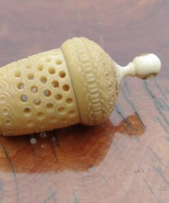 Stanhope Vegetable  Ivory Thimble Case, Lynn