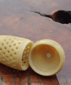 Alternative view of Stanhope Vegetable  Ivory Thimble Case, Lynn