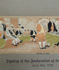 Alternative view of Stevengraph of "Declaration of Independence" (STG 147)