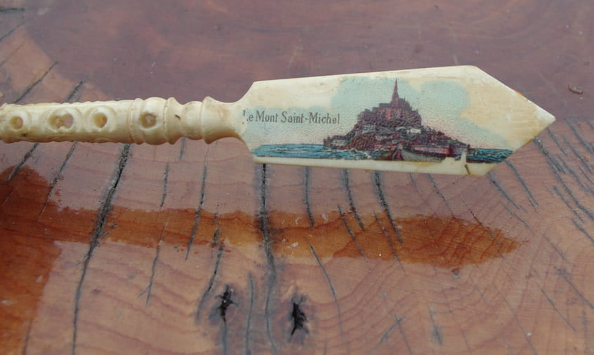 Stanhope Paper Knife and Dip Pen, Mont St Michel - Image 2