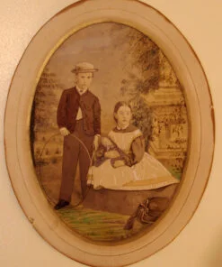 Water Colour by Geo B Ayres dated 1864 - Image 3