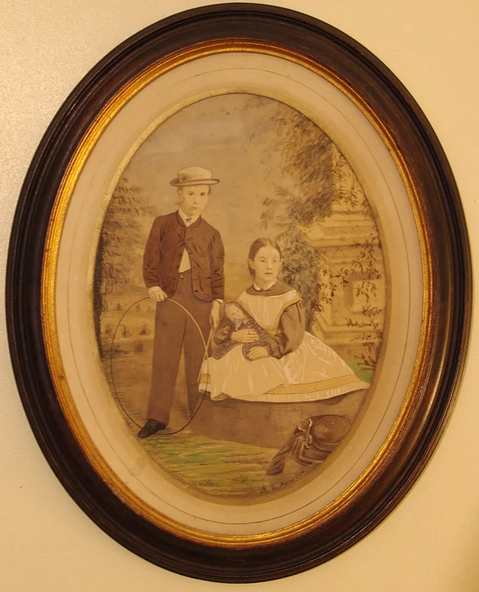 Water Colour by Geo B Ayres dated 1864