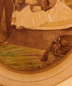 Alternative view of Water Colour by Geo B Ayres dated 1864