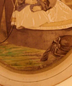 Water Colour by Geo B Ayres dated 1864 - Image 2