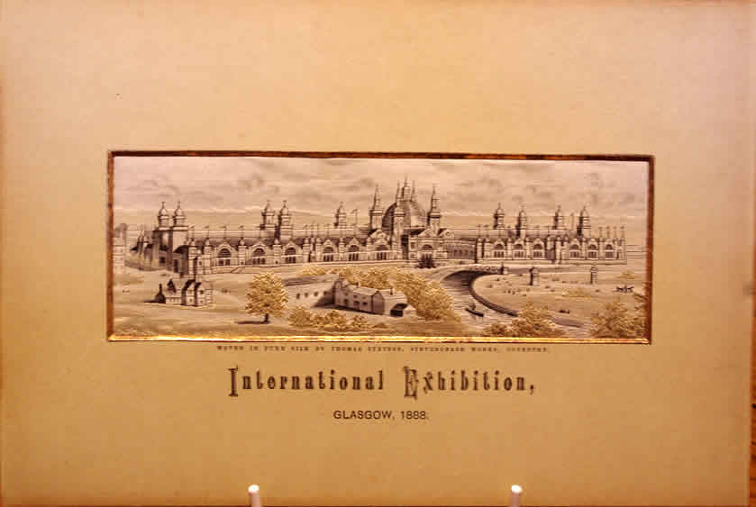 Stevengraph of Glasgow International Exhibition
