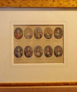 Baxter Print "The Allied Sovereigns and the Commanders of their Forces"