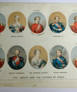 Baxter Print "The Queen & the Heroes of India"