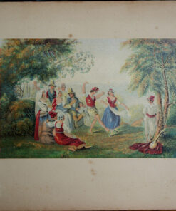 "La Tarantella" by George Baxter