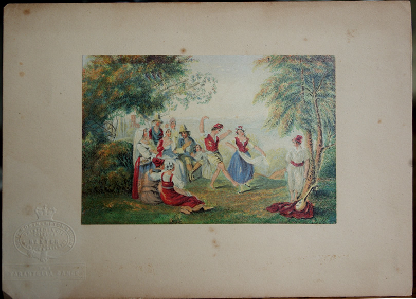 "La Tarantella" by George Baxter