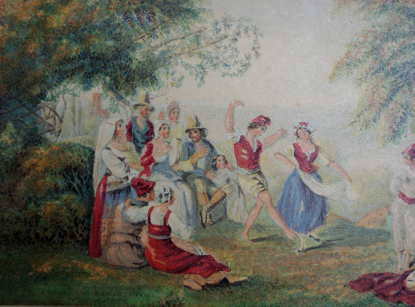 "La Tarantella" by George Baxter - Image 3