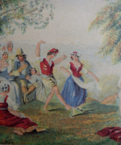 "La Tarantella" by George Baxter - Image 4