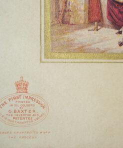Baxter Print "The First Impression" CL No 158 - Image 3