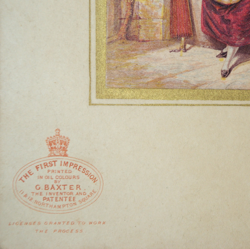 Baxter Print "The First Impression" CL No 158 - Image 3