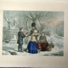 Baxter Print The Soldiers Departure (Stamped Mount)