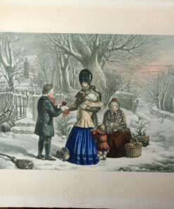 Baxter Print The Soldiers Departure (Stamped Mount)