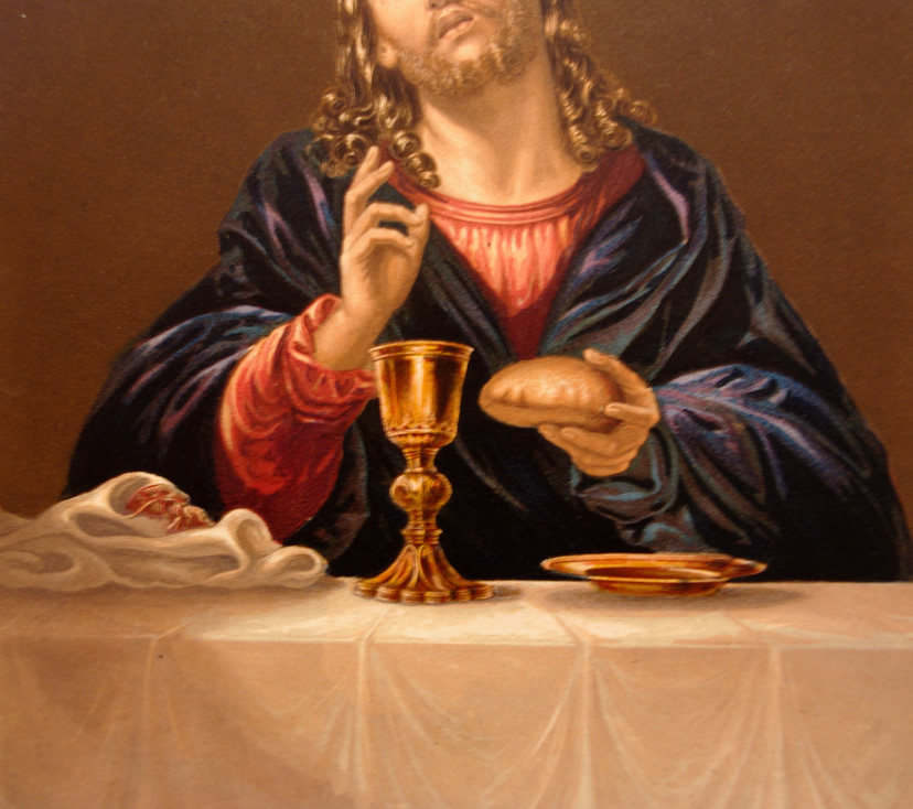"The Saviour Blessing Bread" (CL No 233) - Image 3
