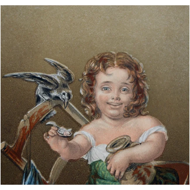 Baxter Print See Saw Margery Daw - Image 2