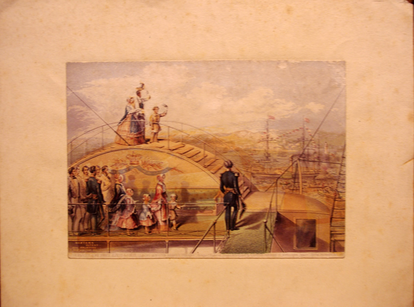 "Her Majesty Leaving Kingston Harbour" (CL No 278)