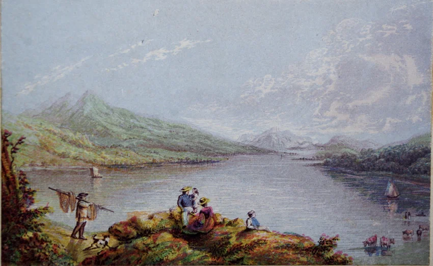 Baxter Print Bala Lake North Wales - Image 3