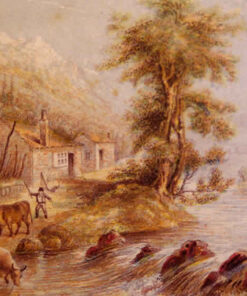 Baxter Print River Teify Cardiganshire - Image 3