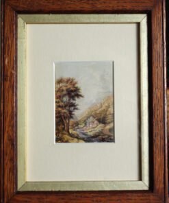 Baxter Print Water Mill on the Wye Framed