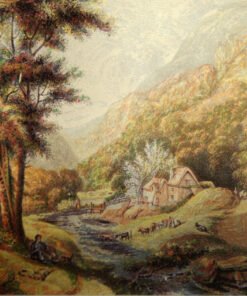 Baxter Print Water Mill on the Wye Framed - Image 3