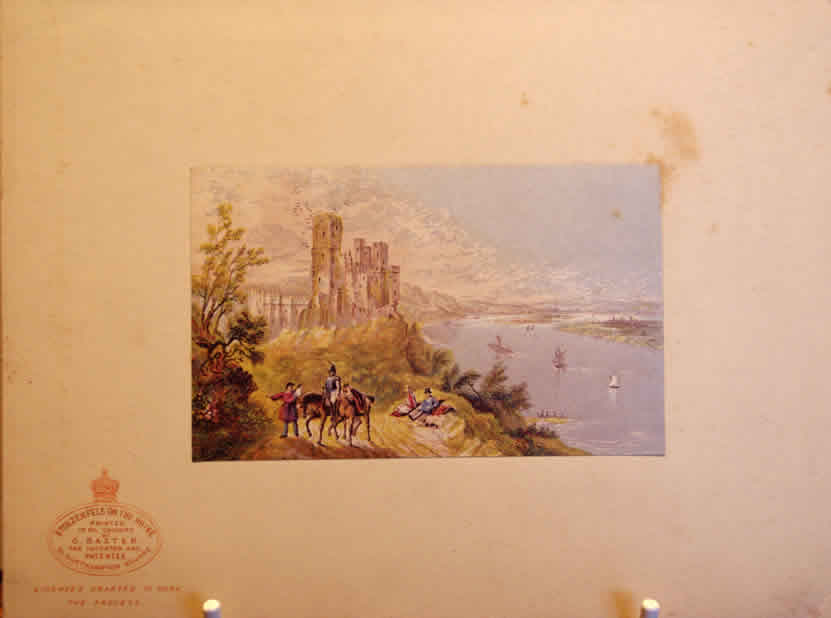 Baxter Print Stolzenfels on the Rhine