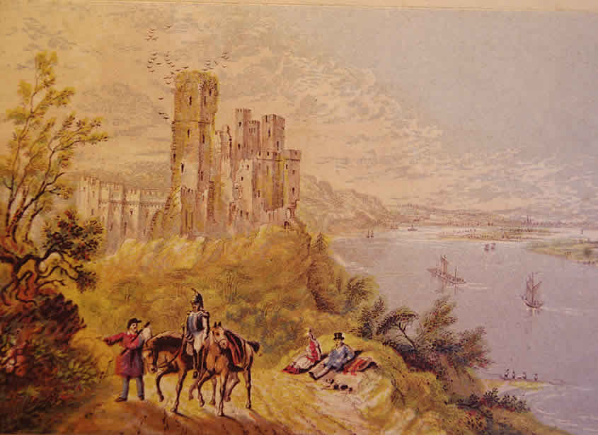 Baxter Print Stolzenfels on the Rhine - Image 2
