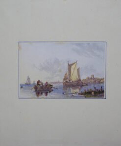 Baxter Print River Scene, Holland