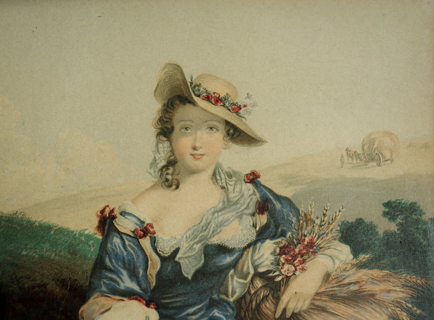 Baxter Print The Belle of the Village (Framed) - Image 3