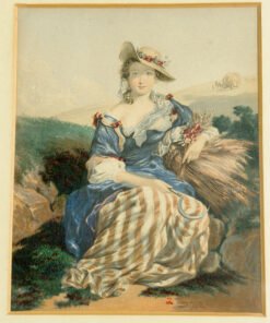 Baxter Print The Belle of the Village (Framed) - Image 5
