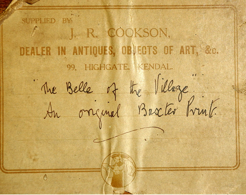 Baxter Print The Belle of the Village (Framed) - Image 6