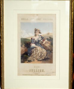 Baxter Print The Belle of the Village on Music by Julien