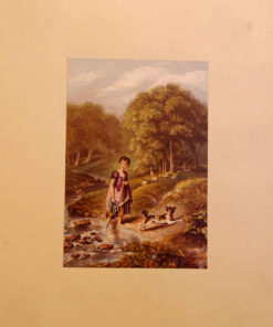 Baxter Print Crossing the Brook