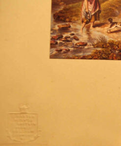 Baxter Print Crossing the Brook - Image 4