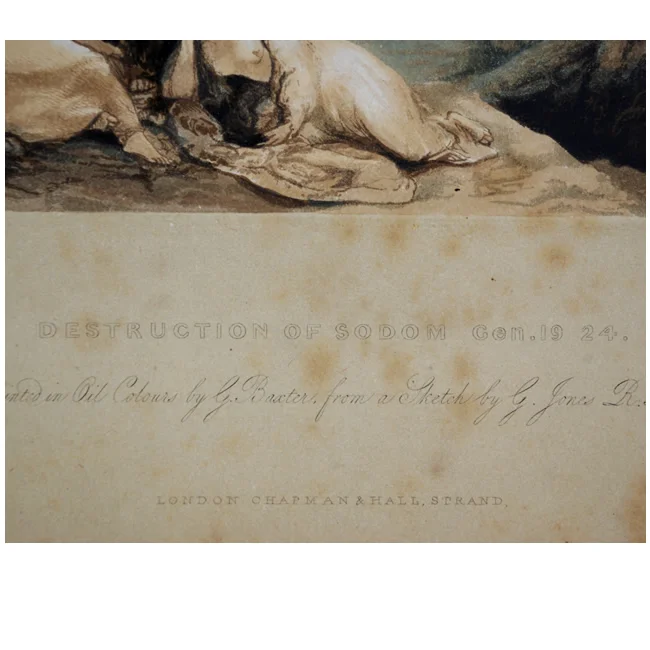 Baxter Print No 10 Destruction of Sodom - Image 3