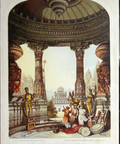 "Hindoo and Mohamedan Buildings" (CL5) by George Baxter.