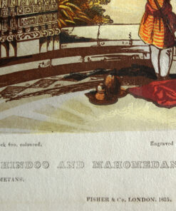 "Hindoo and Mohamedan Buildings" (CL5) by George Baxter. - Image 3