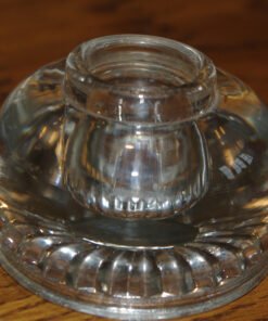 Single Glass Desk Dip Inkwell