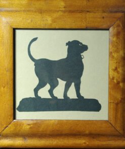 Cut Silhouette of a Dog
