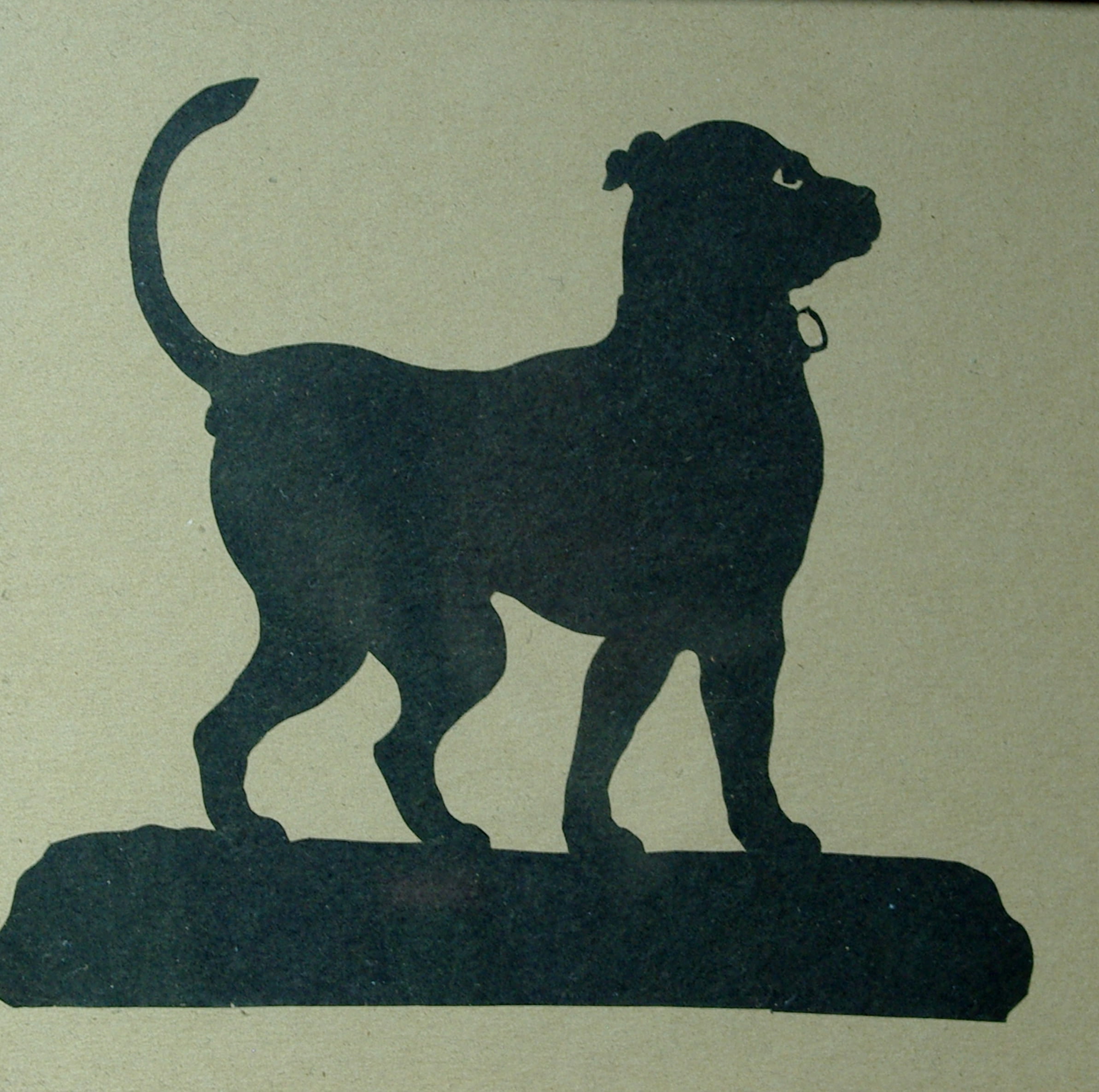 Cut Silhouette of a Dog - Image 3
