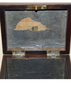 Alternative view of Mahogany Fiddleback Single Tea Caddy