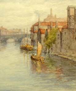 Signed Watercolour by George Fall (1848-1925) - Image 4