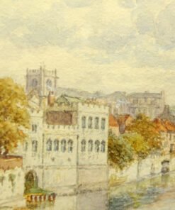 Signed Watercolour by George Fall (1848-1925) - Image 5