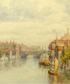 Signed Watercolour by George Fall (1848-1925) - Image 6