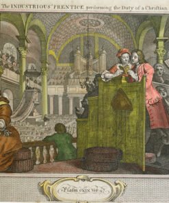 Hogarth's Modern Moral Series, Industry and Idleness, Plate 2